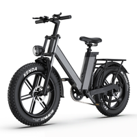 Vélo électrique pliable à gros pneus avec cadre en alliage d'aluminium gris clair, moteur à moyeu arrière, batterie au lithium 48V pour utilisation hors route