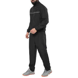 Vêtements d'hiver de qualité supérieure pour hommes, ensemble de survêtement deux pièces, personnalisez votre propre logo, manches longues, col montant, survêtements pour hommes - Product Image 4