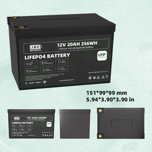 JREpower-Batería de iones de litio de 12,8 V, batería de iones de litio, 12V, 20Ah, 12,8 voltios, LiFePo4, paquete de alto rendimiento - Product Image 2