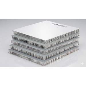 แผ่นอลูมิเนียมรังผึ้งโครงสร้างพรีเมียม CORATEC CORAHEX ประสิทธิภาพสูง ทันสมัย เป็นมิตรกับสิ่งแวดล้อม น้ำหนักเบาพิเศษ ผลิตจากวัสดุ PE - Product Image 3