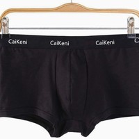 Sous-vêtements pour hommes haut de gamme, boxer 100% coton biologique, respirant, caleçons à haute élasticité, sous-vêtements décontractés pour la maison pour hommes