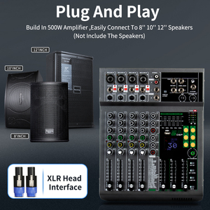 Biner Bộ Khuếch Đại Công Suất Âm Thanh Mini 4 Kênh 500W Tích Hợp 99 <span class=keywords><strong>DSP</strong></span> Tiện Dụng Bán Chạy GT4 - Product Image 4