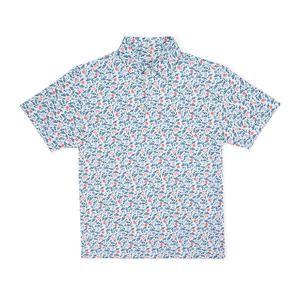 High Quality Sublimation Full Printing Stretch Quick Dry <b>Slim</b> <b>Fit</b> Golf <b>Polo</b> T <b>Shirts</b> for <b>Men</b> - Product Image 4
