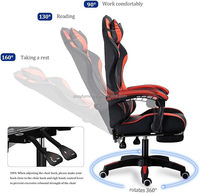 Chaises de jeu en cuir inclinables pas chères Cadeira Silla Gamer Chaises de jeu Rgb avec repose-pieds pour les joueurs