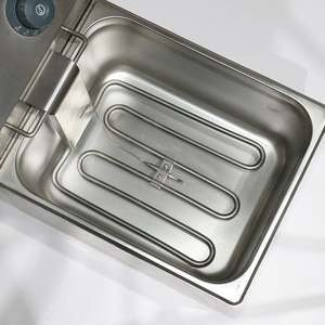 Freidora Eléctrica Comercial de Acero Inoxidable con Dos Tanques y Dos Cestas, Certificación CE, Potencia de 2.5KW, Capacidad de 6L - Product Image 5