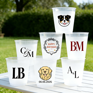 Gobelets de Stade Personnalisés Incassables et Réutilisables en PP Dépoli, Sans BPA, Robustes, pour Mariages, Événements Sportifs et Fêtes – Tailles 8oz, 9oz, 12oz, 16oz - Product Image 1