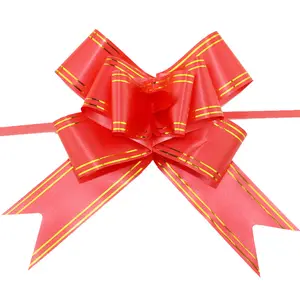 Fiore di plastica variopinto della palla dell'arco del regalo della decorazione del partito della decorazione dell'automobile di nozze dell'arco