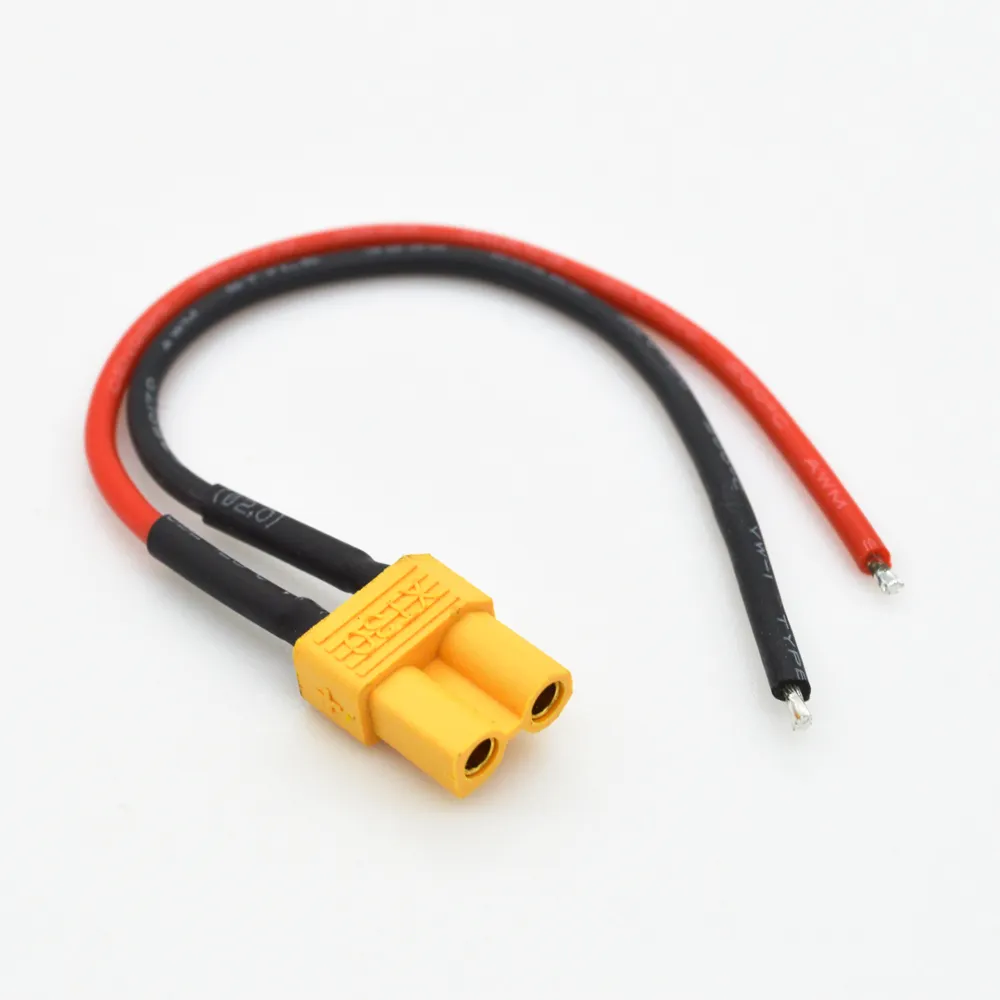 Wholesale Black Original Male And Female Amass XT60U XT60-M XT 60 XT-60 XT60 Plug Battery Cable Connector For RC Lipo Battery