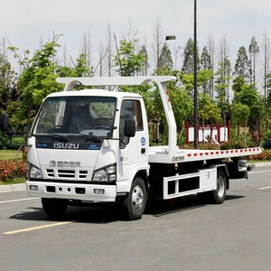 Isuzu NQR 4x2 5 Ton <b>Flatbed</b> Wrecker <b>Truck</b> with 190HP 4HK1 Engine and Underlift - Product Image 4