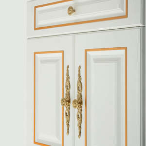 Tirador de Cobre Puro Dorado Moderno y Duradero para Cajones de Cómodas, Armarios y Puertas - Muebles de Dormitorio, Exteriores y Centros Comerciales - Product Image 4