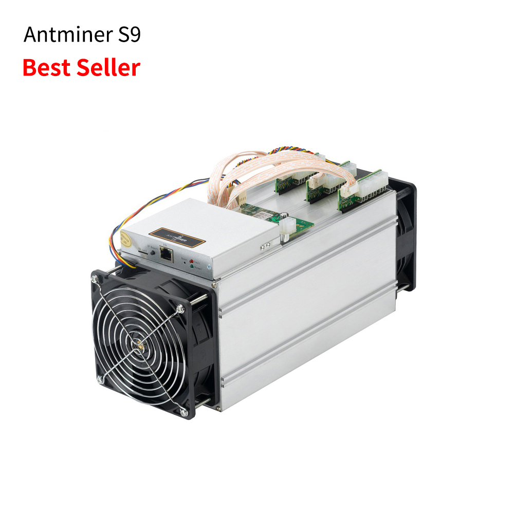 Used bitcoin mining bitmain antminer s9 13.5t with apw3 psu in stock