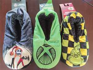 Homme Hommes Chaussons d'intérieur <span class=keywords><strong>en</strong></span> velours léger doublés Sherpa avec semelle souple et antidérapante pour la maison - Product Image 2