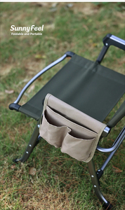 Sac de rangement portable <span class=keywords><strong>pour</strong></span> accoudoir de <span class=keywords><strong>chaise</strong></span> Kermit de camping en plein air, sac de rangement latéral suspendu - Product Image 2