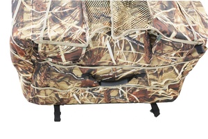 Vịt laydown không thấm nước có thể gập lại Camo Khung ba lô Polyester khung ngụy trang bố trí săn bắn mù lều - Product Image 4