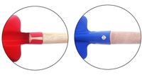 Outils de jardinage pour enfants, métal robuste poignée en bois coffre-fort plage bac à sable jouet équipement de jardin cuillère fourchette truelle râteau pelle enfants 8 pouces