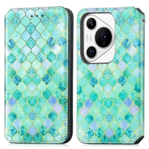 Para Huawei Pura 70/70 Pro/<span class=keywords><strong>Honor</strong></span> <span class=keywords><strong>20</strong></span> <span class=keywords><strong>Lite</strong></span>, funda magnética con tapa de PU con ranuras para tarjetas, para Oppo Realme C65, funda tipo billetera - Product Image 5