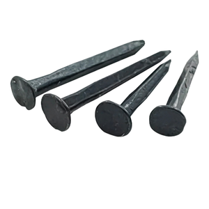 Clavo para mampostería de acero azul estándar DIN, clavos comunes negros lisos y finos, recubiertos de zinc, clase 6, del fabricante chino - Product Image 1
