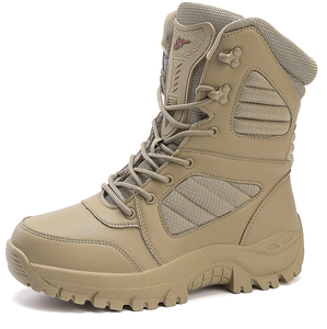 Bottes de randonnée et d'entraînement TSB33 pour hommes, grandes tailles 39-46, coloris noir et kaki, absorption des chocs, vente en gros, en stock - Product Image 1