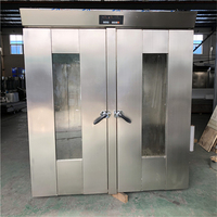 64 Plateaux Double Portes Pain Fermentation Proofer Four Boulangerie Retardateur Pâte Fermentation Machine pour Boulangerie Restaurant Utilisation