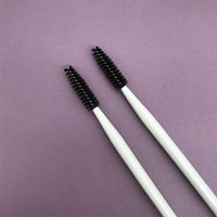Máscara de Cejas con Gel de Doble Extremo YRX, Cepillo Delgado para Cejas, Cepillo y Peine para Cejas Blancos, Cepillo Angulado para Laminación de Cejas