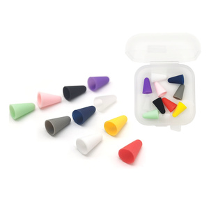 Lot de <span class=keywords><strong>10</strong></span> étuis à plumes en silicone pour <span class=keywords><strong>Apple</strong></span> <span class=keywords><strong>Pencil</strong></span> Tip Cover 1st et 2nd Generation <span class=keywords><strong>Ipad</strong></span> Drawing Penc Accessoire de remplacement - Product Image 1