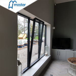 Marco de aluminio antihurricane NFRC, plegable, deslizante, doble cristal, acristalado, inclinación y giro de ventana para <span class=keywords><strong>casa</strong></span> - Product Image 6