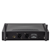 Système de microphone dynamique sans fil à double canal UHF Lane A-380 avec suppression du bruit pour utilisation en conférence