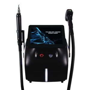 Professional 2 in 1 3 Waves 755 808 1064nm Diode <b>Laser</b> Hair and Tattoo Removal <b>Machine</b> Tattoo <b>Cleaning</b> 1600W Power - Product Image 6
