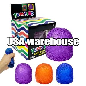 Juguete Sensorial de Gelatina Súper Sólido para Apretar, Bola Antiestrés con Forma de Caramelo, Juguete Blandito de Goma, Bola Antiestrés de Gelatina Sensorial - Product Image 6
