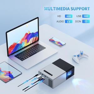 Projecteur portable 720P prenant en charge la mise en miroir d'écran 1080P, utilisation home cinéma, compatible Android, 3D et Internet - Product Image 3