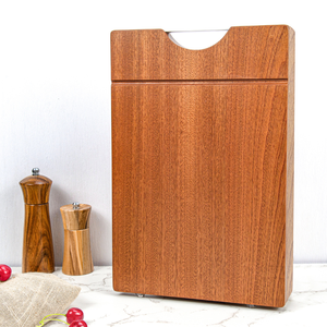 เขียงวอลนัทไนจีเรีย-ไม้เนื้อแข็งเขียงใช้ในครัวเรือนกระดานเตรียมอาหารขนาดใหญ่ทรงสี่เหลี่ยม - Product Image 2