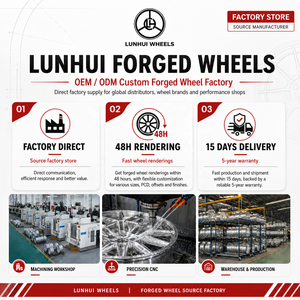 Juego de 2 Ruedas Forjadas LH 5x120 5X114.3 de 19 20 21 22 23 24 Pulgadas para <span class=keywords><strong>BMW</strong></span> F80 Porsche 911 Ferrari - Product Image 4