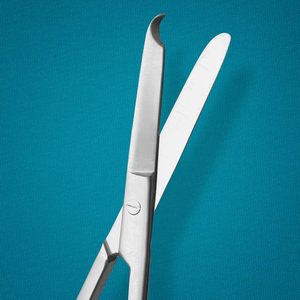Tijeras de Sutura Dexa Dental Spencer, Punta de Gancho de Acero Inoxidable, 5.5 Pulgadas, Instrumento Quirúrgico - Product Image 3