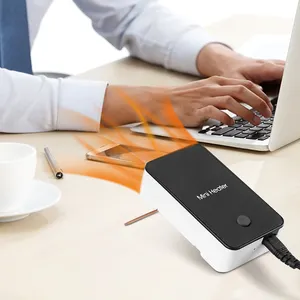 2023 Großhandel Hochwertige Schwarz Ptc Home Space Schnelle Heizung USB Mini Tragbarer Raum Elektrische Ptc Lüfter Heizung
