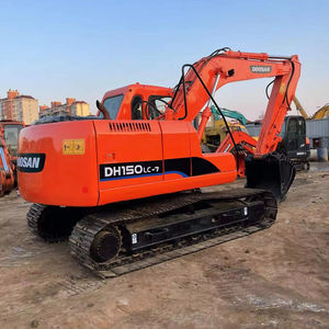 Excavadora Doosan DH150 usada, fabricada en Corea, peso operativo de 15 toneladas con motor y bomba de componentes básicos - Product Image 1