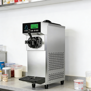 Máquina de Helado Suave y Yogur de Alta Productividad Comercial, 16L/H, Sabor Único, Pequeña, Totalmente Automática, para Hotel, Panadería, Cine - Product Image 5