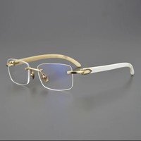 Lunettes unisexes minces en cuivre 1pc Lunettes de lecture carrées en métal Blocage de la lumière bleue Restauration de la presbytie