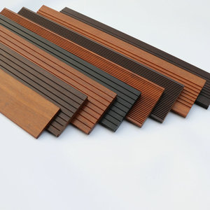 Planches <span class=keywords><strong>de</strong></span> <span class=keywords><strong>terrasse</strong></span> en <span class=keywords><strong>bois</strong></span> <span class=keywords><strong>de</strong></span> bambou moderne pour extérieur, anticorrosion, pour jardin, cour, imperméable, résistant à l'humidité, finition brossée - Product Image 1