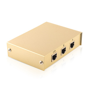 Conmutador de red FJ RJ45 de 2 puertos, 2 entradas y 1 salida, selector de red interno y externo, sin cable, Plug and Play - Product Image 1