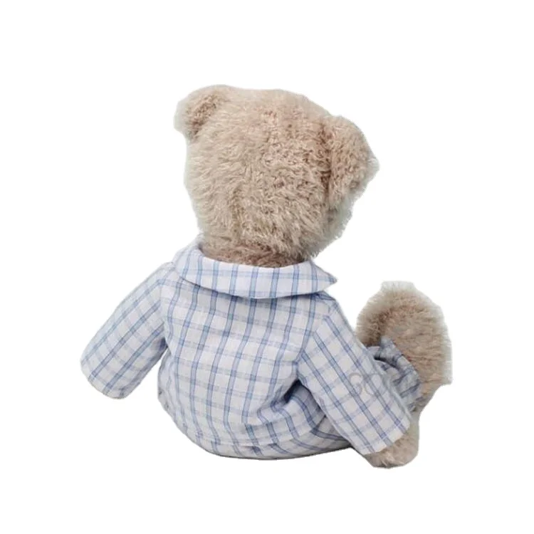 Pyjama en peluche à rayures OEM, mignon et tendance