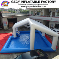 Piscine extérieure et intérieure, piscine gonflable avec tente