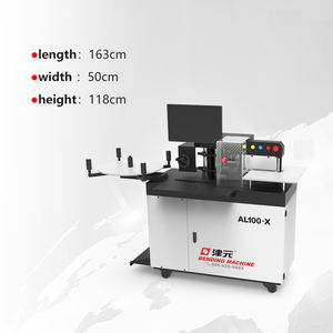 JINYUAN AL100 <span class=keywords><strong>pas</strong></span> <span class=keywords><strong>cher</strong></span> mini taille maquina para elaborar signes cnc led aluminium bande signe machine canal lettre machine à cintrer - Product Image 1