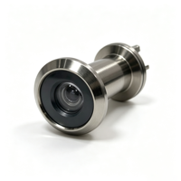 Vente en gros de visière de porte en alliage de zinc, objectif HD, OEM ODM, visière métallique personnalisée