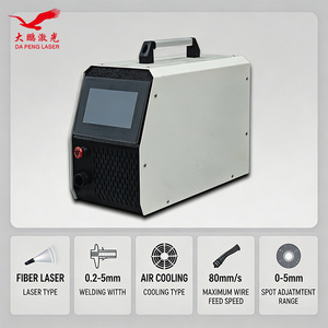Machine de nettoyage et de découpe laser portable DA LASER 1500W rapide 4-en-1 refroidie par air pour métaux - Product Image 2