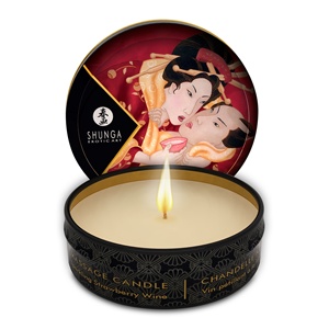 TD Mini massaggio candela spumante vino fragola 1 oz per il romanticismo - Product Image 3