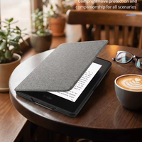 Étui de protection texturé pour liseuse électronique, ultra fin, avec fonction de mise en veille/réveil automatique, antichoc intelligent pour Kindle 11e génération 6,8 pouces