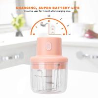 Hachoir à légumes électrique portable, presse-ail, léger, mini, rechargeable, mixeur pour bébé, hachoir de cuisine