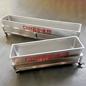 Réservoir d'eau de durcissement CBR en acier inoxydable avec roues mobiles, accessoire de test de sol CBR, réservoir de bain-marie pour laboratoire - Product Image 6