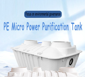Fosse septique durable de marque JK en PE pour traitement des eaux usées, capacité de 2000 L/heure, pour eaux usées domestiques et industrielles, garantie 1 an - Product Image 3