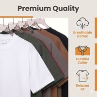 Barang Dagangan Luar Negeri Populer Kaos Kasual Oversize Kerah Bulat Bahan Katun Murni Benang Ganda 26-untai Berat 300g Kelas Atas